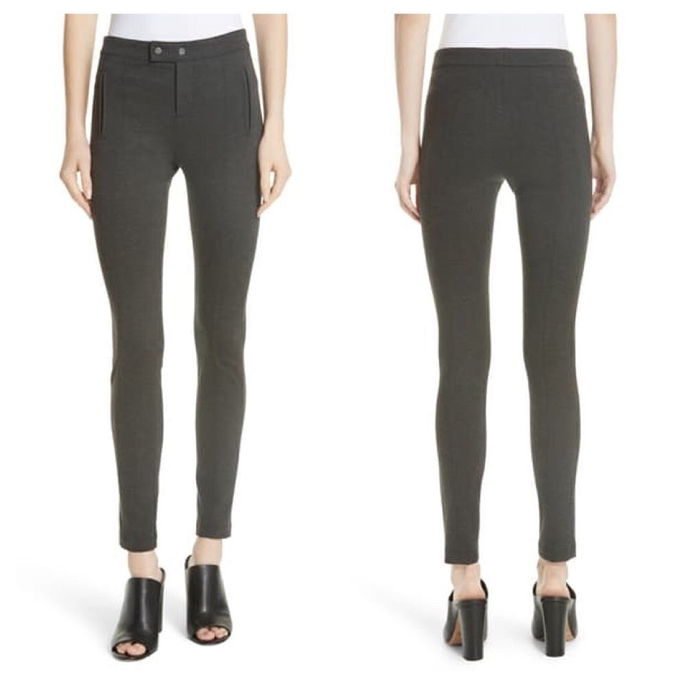 Vince Ski Skinny Pants Size 14 in Charcoal